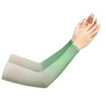 thumbnail image 1 of Miyuadkai Detachable Sleeves Summer Sun Sleeves Breathable Arm Sleeves Arm Sleeve Outdoors Men Cover Women Gloves/Mittens accessories Green, 1 of 4