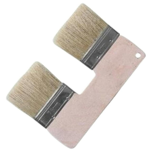 Miyuadkai Double-Ended Paint Brush 1Pc, Double End Paint Brush Art Wall Paint Brush Double End Paint Brush Art Flat Texture Brush Art Wall Paint Tool, 1X Double-Ended Paint Brush