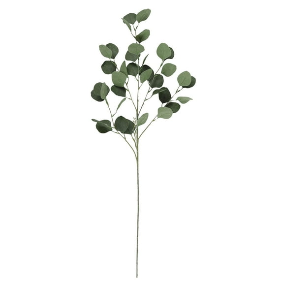 Miyuadkai Eucalyptus Leaf Simulation Branches Green, Lifelike Artificial Leaves Decor: Realistic Greenery Stems for Wedding and Home Centerpiece Arrangements, 1 Artificial Flower