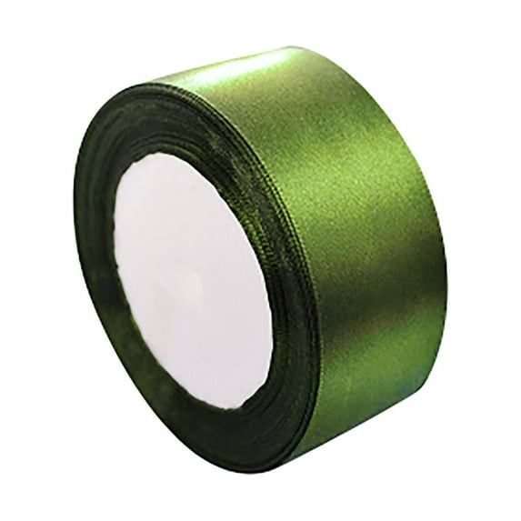 Miyuadkai Event & Party 25YD Satin Ribbon 38mm Multi Craft Wedding Supplies Flower Fabric Party Dec tools Green