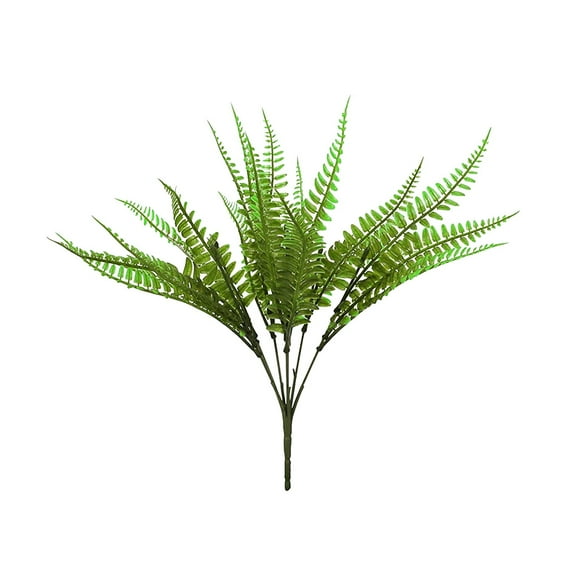 Miyuadkai Fake Flowers Clearance Realistic Synthetic Persian Fern Fern 2024 New Faux Persian Ferns Planter Large Lifelike Feen Hanging Silk Fern Stems Basket Plant Vase Filler Room Decor C