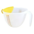 thumbnail image 1 of Miyuadkai Filter Measuring Cup with Scale, Multi Functional Kitchen Tool with Scale Easy to Filter Egg Whites and Yolks Suitable for Baking and Cooking, 1 Filter Measuring Cup, 1 of 7