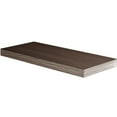 thumbnail image 1 of Miyuadkai Floating Shelf (40×15×2.5Cm) Satellite Brown, Floating Storage Shelf Wall Mounted Suspended Partition Wooden Bathroom Storage Shelf Living Room Wall Storage Shelf Wall Mounted, 1 of 9