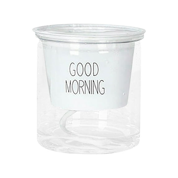 Miyuadkai Flower Pots Clearance Sales Automatic Water-Absorbing Plastic Hydroponic Flower Pot Succulent Flower Pot B