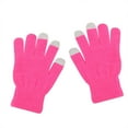thumbnail image 1 of Miyuadkai Gloves Mittens Slip Solid Men's And Women's Show Knitted Gloves Wool Non Finger Gloves Cycling Color Gloves Accessory Pink, 1 of 3