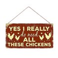 thumbnail image 1 of Miyuadkai Hangs Clearance Items Interesting Farm Wall Decoration Sign Yes I Really Do Need All These Chickens Rustic Hanging Wooden Decorations Room Decor Red, 1 of 1