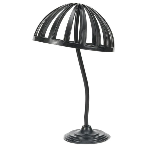 Miyuadkai Hat Rack Black, Plastic Hat Stand Rack for Adult's Cap Standing Tabletop Hat Display Holders, a Hat Rack