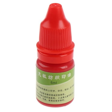 Miyuadkai Ink Ink 5Ml Pratical Refill Ink 3 Color Choice for Self Inking Flash Rubber Stamp Gift