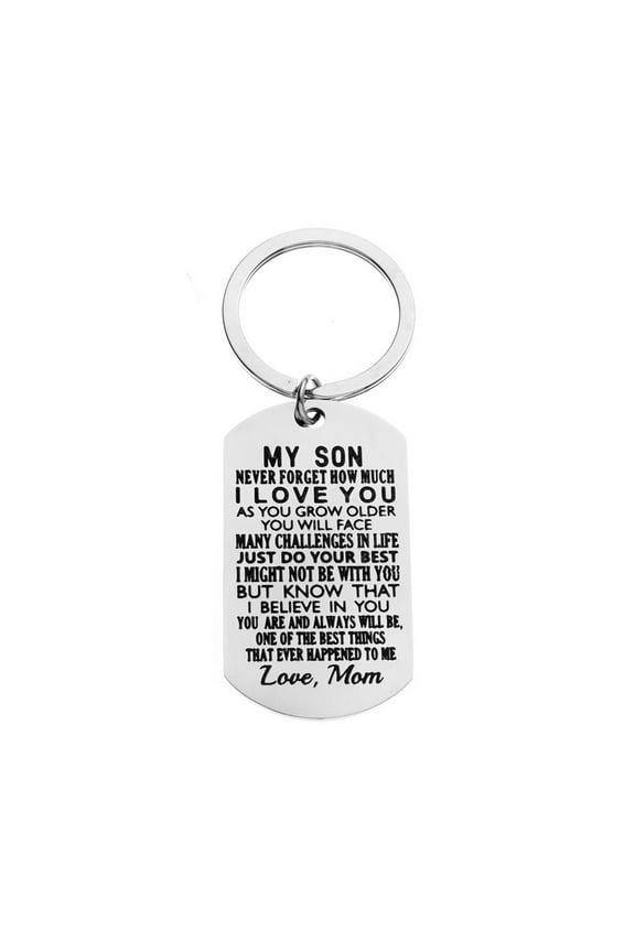 Keychains Clearance My Letter Gift Stainless Steel Keychain Gifts For Daughter From Mom Dad her jewelry A