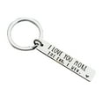 thumbnail image 1 of Miyuadkai Keychains Personalised Love KeychainA Durable Gift I Birthday For Him/Her Win You I More End The Keychains Jewelry A One Size, 1 of 8