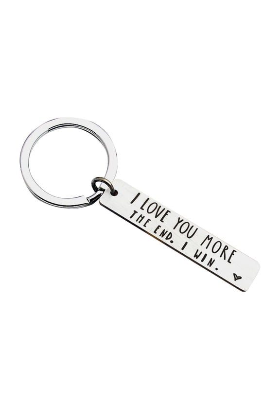 Keychains Personalised Love KeychainA Durable Gift I Birthday For Him/Her Win You I More End The Keychains Jewelry A One Size