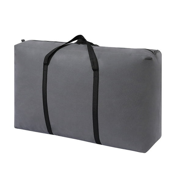 Miyuadkai Laundry Bag Extra Large Duffel Storage Bag Quality Heavy Duty Cloth Storage Bag Organizer with Handles & Zippers for Clothing Comforters Holiday Decorations Storage Grey