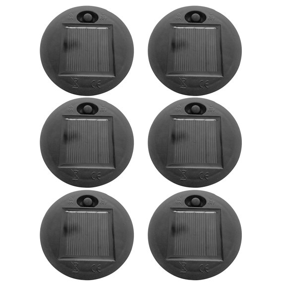 Miyuadkai Litter Box Clearance Outdoor Courtyard Solar Lamp Holder Plastic Battery Box Garden Decoration Wrought Atmosphere Lighting Source Accessories on Sale Home Decor Black