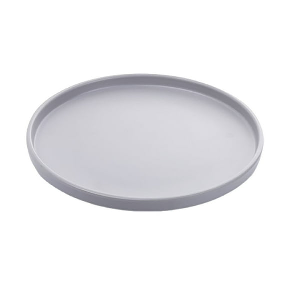 Miyuadkai Melamine Plate Imitation Porcelain Large Decorative Tray for Coffee Table Ottoman Decorative Round Trays Tray for Dining Room Living Room Farmhouse Decor