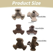 Miyuadkai Microwave Oven Turntable Y-Shaped Bracket Type A, Microwave Turntable Replacement Parts Y Shaped Drive Hub & Glass Tray Adapter for Smooth Rotation, 1 Microwave Oven Bracket * 2