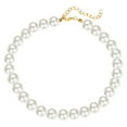 thumbnail image 1 of Miyuadkai Necklaces Choker Collar Charm Pearl Necklaces For Women Fashion Vintage Chain Imitation Body Chain Jewelry E One Size, 1 of 2