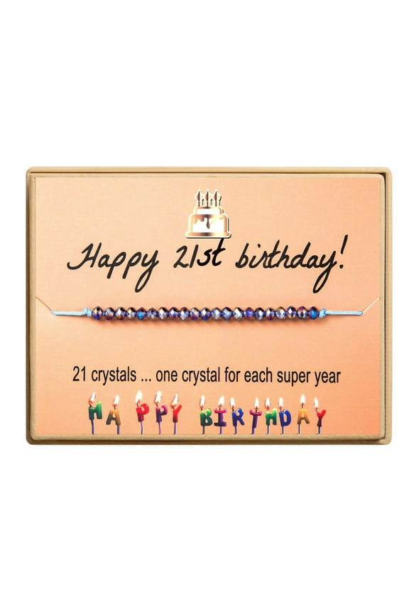 Necklaces Happy Birthday Gifts Bracelet Beads Bracelet Gift For Women Girls 11 12 13 14 15 16 17 18 19 20 21st 25 Jewelry O A