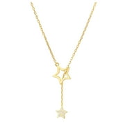 Miyuadkai Necklaces Multilayer Long Necklace Fashion Layered Star Necklace Pendant Collarbone Chain Female Jewelry Jewelry Gold One Size
