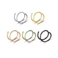 thumbnail image 1 of Miyuadkai Nose Rings Clearance Nose Hoop Ring for Piercing Nose Hoop, Nose Ring Hoop for Women, Spiral Nose Hoop for Girls, Nostril Piercing Jewelry Jewelry Clearance B, 1 of 1