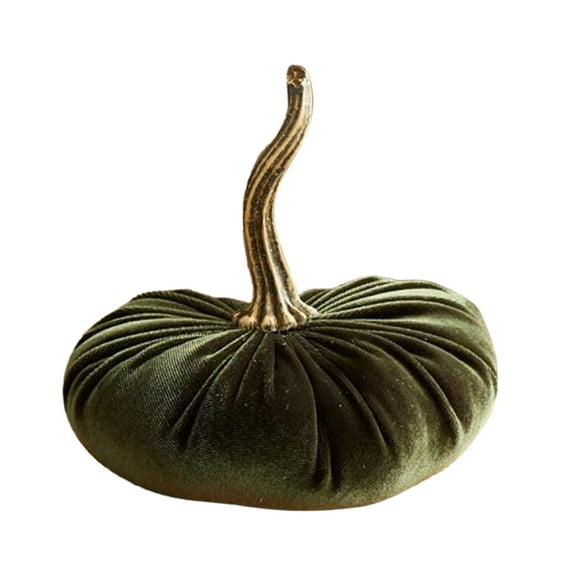 Miyuadkai Pendant Decor Pumpkins Pumpkin Super Soft Velvet With Handmade Stuffed Home Decor room decor Olive Green One Size