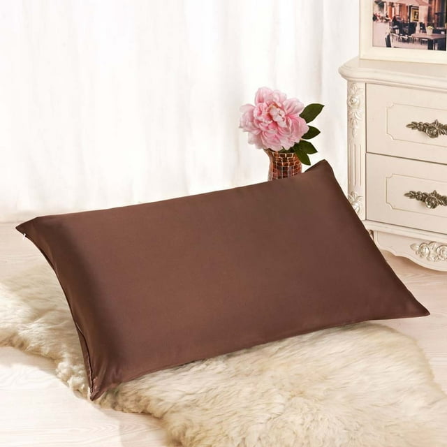 Miyuadkai Pillow Case Rectangle Cushion Cover Silk Throw Case