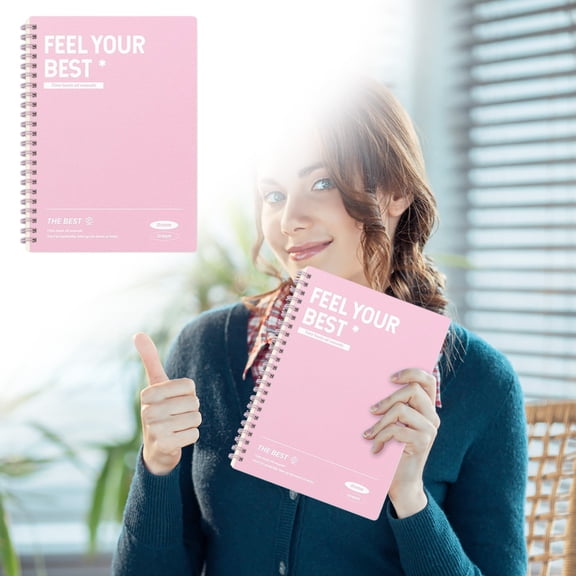 Miyuadkai Pink 120 Page Lined Diary, Funny Sarcastic Coworker Journal for Worker Appreciation and Colleague, Simple Lined Notebok for Fun Life and Mood Record, Great for Summer