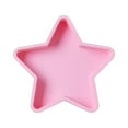 thumbnail image 1 of Miyuadkai Pink Cake Mold, Cake Flexible Silica Gel Star Shaped Baking Pan for Birthday Five Pointed Star Chiffon Cake Baking Tray Birthday Cake, a Cake Mold, 1 of 4