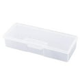 thumbnail image 1 of Miyuadkai Rectangular Transparent Nail Storage Box, Transparent Nail Brush Kit Storage Box Plastic Container Organizer Case, 1*Storage Box, 1 of 4