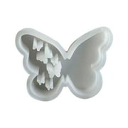 Miyuadkai Resin Molds Clearance Butterfly Silicone Mould Butterfly Plaster Mould for Casting Silicone Moulds Silicone Casting Mould Butterfly Moulds for Casting Silicone Mould Tool White