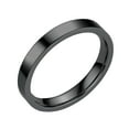 thumbnail image 1 of Miyuadkai Rings 3MM Stainless Steel Solid Rings Wedding Band Rings For Women Rings For Men Smooth Rings Geometry Rings Size 6 13 Jewelry Black 10, 1 of 6