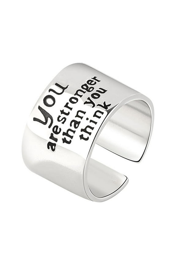 Rings Encourage Rings Unique Statement Thumb Sterling Silver Brand Rings For Women Jewelry Silver One Size
