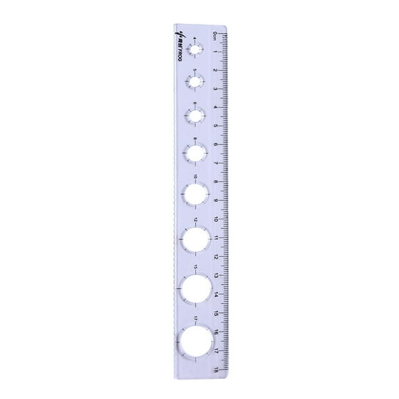 Miyuadkai Ruler Clearance Clear Plastic Straight Ruler Plastic Measuring tool for Student School office Tools Clear