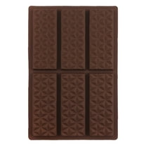 Miyuadkai Silicone Chocolate Chip Mold, Candy Bar Silicone for 6 Cavities Rectangular Shaped Candy Bar Cheesecake Cake Non Stick, Chocolate Mold*1