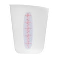 thumbnail image 1 of Miyuadkai Silicone Flexible Measuring Cup 250Ml White - Scale Measuring Baking Cup for Epoxy Resin, Melted Butter, Diy Projects | Dishwasher Safe, Flexible Melting Cup, 1 of 9