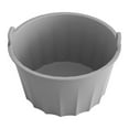 thumbnail image 1 of Miyuadkai Slow Cooker Silicone Liner Gray, Round Cooker Liner Grade Reusable Non Stick Heat with Handle Dishwasher Round Slow Cooker Liner Kitchen, 1*Silicone Inner Pad, 1 of 4