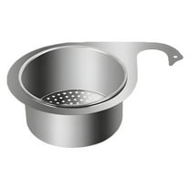 Miyuadkai Stainless Steel Swan Sink Strainer Basket Small, Kitchen Strainer Basket Strainer for Kitchen Rack Dish Drainer Gooseneck Design Vegetable Organizer for Kitchen Home Restaurant