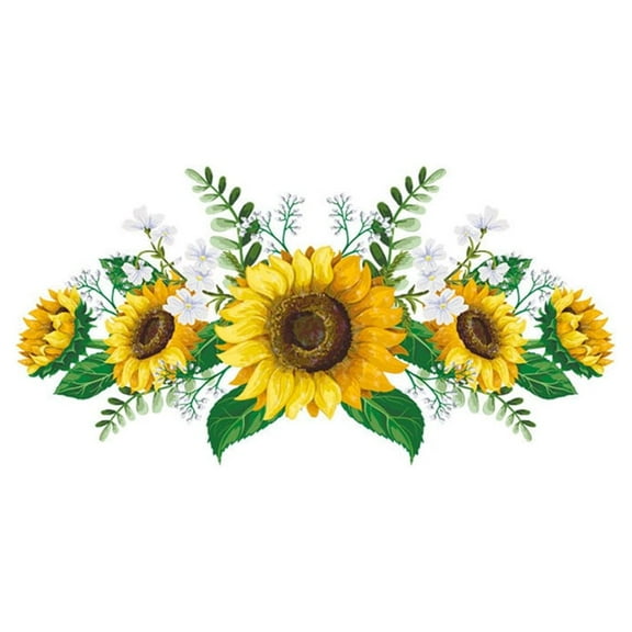 Miyuadkai Stickers Clearance Removable Kitchen Sunflower Pvc-Supply Wall Sticker Home-Decor Decals Wall Sticker Home Decor