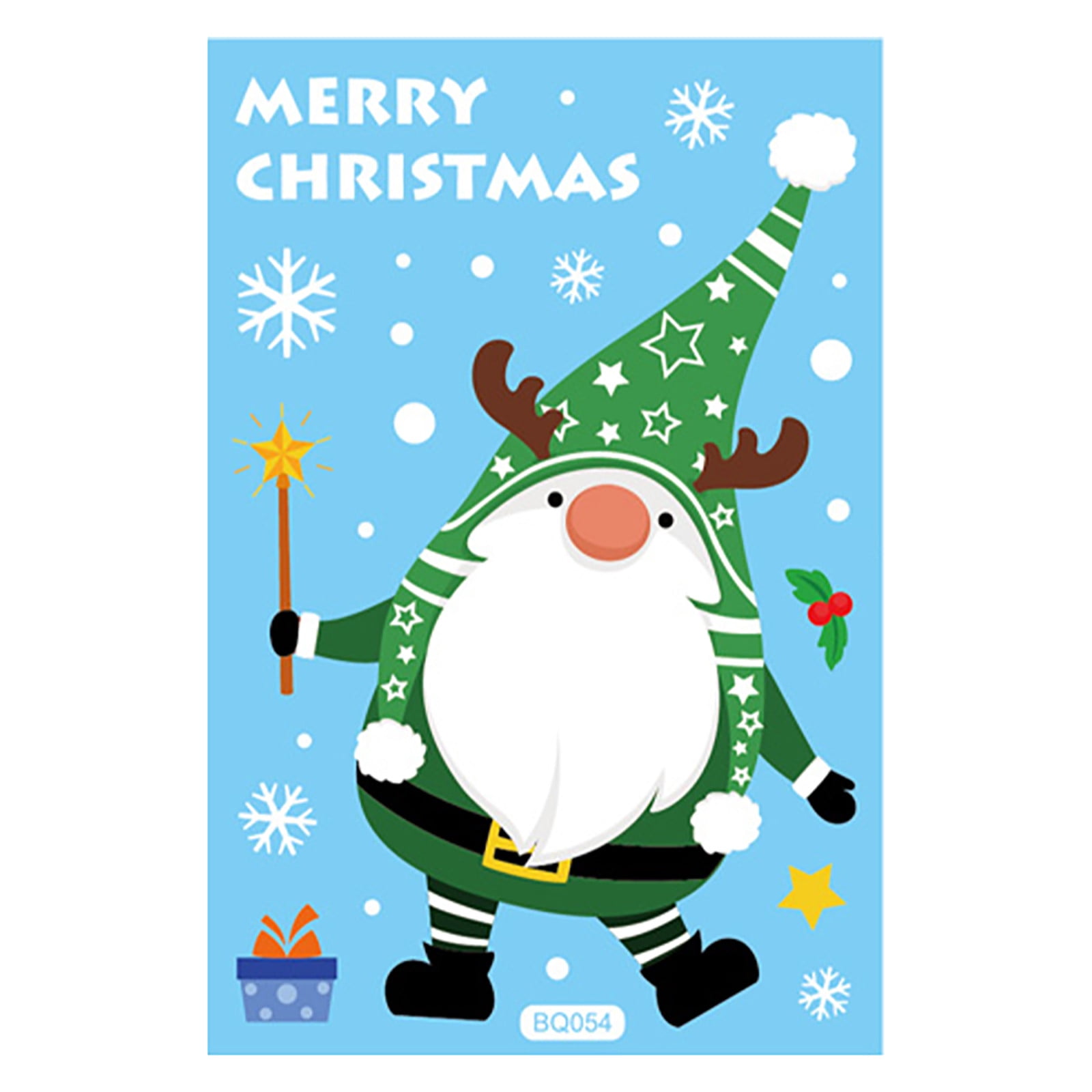 Miyuadkai Stickers DIY Santa Shopping Mall Christmas Decoration No miyuadkai-stickers-diy-santa-shopping-mall-christmas-decoration-no