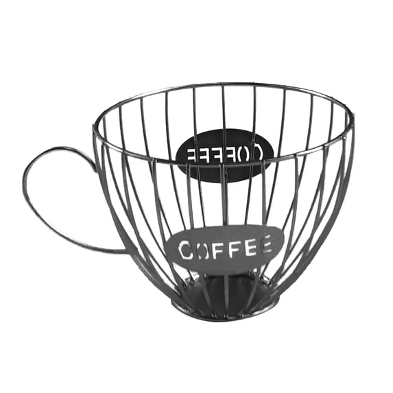 Miyuadkai Storage Containers Cup Holder Mug Shape Coffee Pod Holders Storage Organizer for Counter Coffee Bar