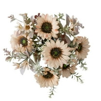 Miyuadkai Sun Bouquet Champagne, Artificial Flowers Gardening Home Decoration Artificial Flowers Artificial Sunflowers Event Decoration Hand Bouquets, 1 Sunflower Bouquet