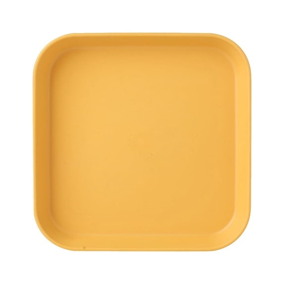 Clearance! Miyuadkai Plates Clearance Macaron Spit Bone Dish Spit Bone Dish Household Snack Small Dish Pickle Dish Plastic Snack Cake Dish Dining Table Garbage Plate Kitchen Yellow