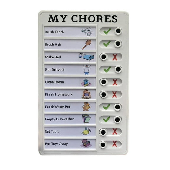 Miyuadkai Wall stickers Board Do Notepad Check Camping(My Daily Chores) Memo Desk List To For Home Tools Home Improvement Dec tools White