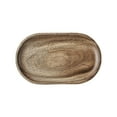 thumbnail image 1 of Miyuadkai Yaxin Japanese Solid Wood Oval Tray - Whole Wood Dinner Tray for Afternoon Tea, Home Dessert, Storage | Natural Wooden Serving Tray for Cheese, Tableware Decor, 1 of 6