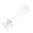 thumbnail image 1 of Miyuadkai labret Transparent Soft Rod Anti Allergy Acrylic Tongue Nail Navel Nail Lip Nail Ring Eyebrow Nail Piercing Piercing Nail Jewelry C One Size, 1 of 3