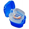 thumbnail image 1 of Miyuadkai one Sizelitter Box Hanging Denture Bath Case Teeth False Box with Box Container Storage Net Other Denture Case Dark Blue, 1 of 10