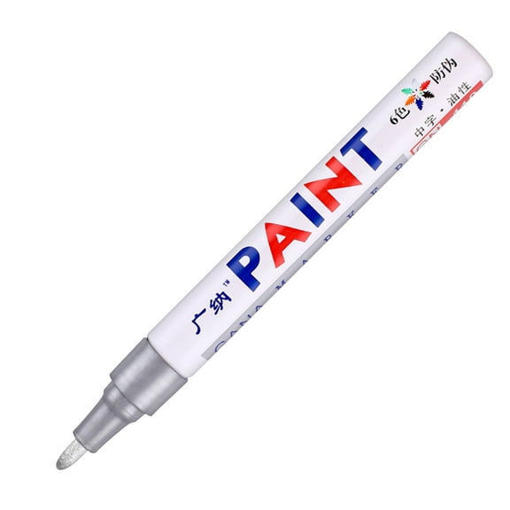 Miyuadkai paint pens Clearance Tire Ink Paint Pen For Fill Paint And Waterproof Tire Paint Pen 10ml Car Exterior Accessories Silver