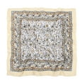 thumbnail image 1 of Miyuadkai silk scarf Lady Bandanas Neck Scarf Floral Scarf Shawl Folk-Custom Travel Vintage Wrap Scarf Women For Islam Scarfs Printing Women Wrap Head Neckerchief Silk Scarves accessories I, 1 of 4