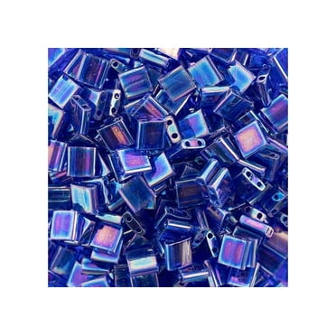 Miyuki Tila Japanese Glass Beads 5x5mm – 5g Pack, 17 Colors To Choose From For Jewelry Making
