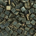 thumbnail image 1 of Miyuki 5x5mm TL-2008 Patina Opaque Metallic Matte Tila Glass Square Beads 50 Grams, 1 of 3