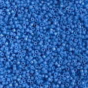 Miyuki Delica 11/0 5.2g Duracoat Opaque Dyed Blue Cerulean Glass Beads for Jewelry Making
